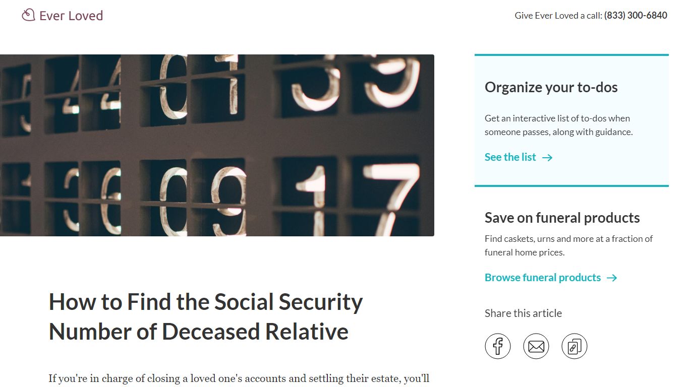 How to Find the Social Security Number of Deceased Relative