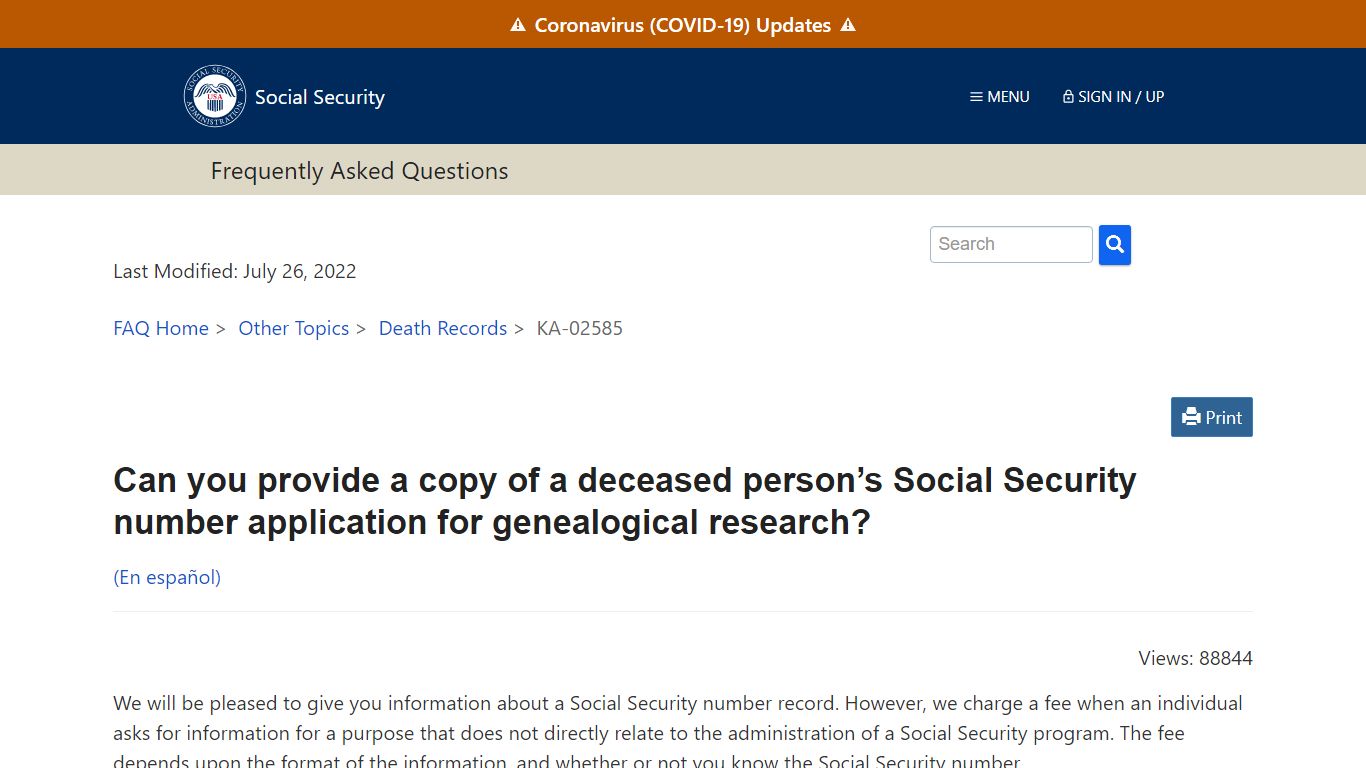 Can you provide a copy of a deceased person’s Social Security number ...